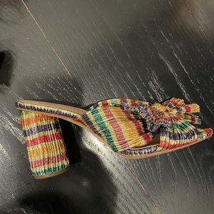 Multicolor loeffler randall pleated sandal